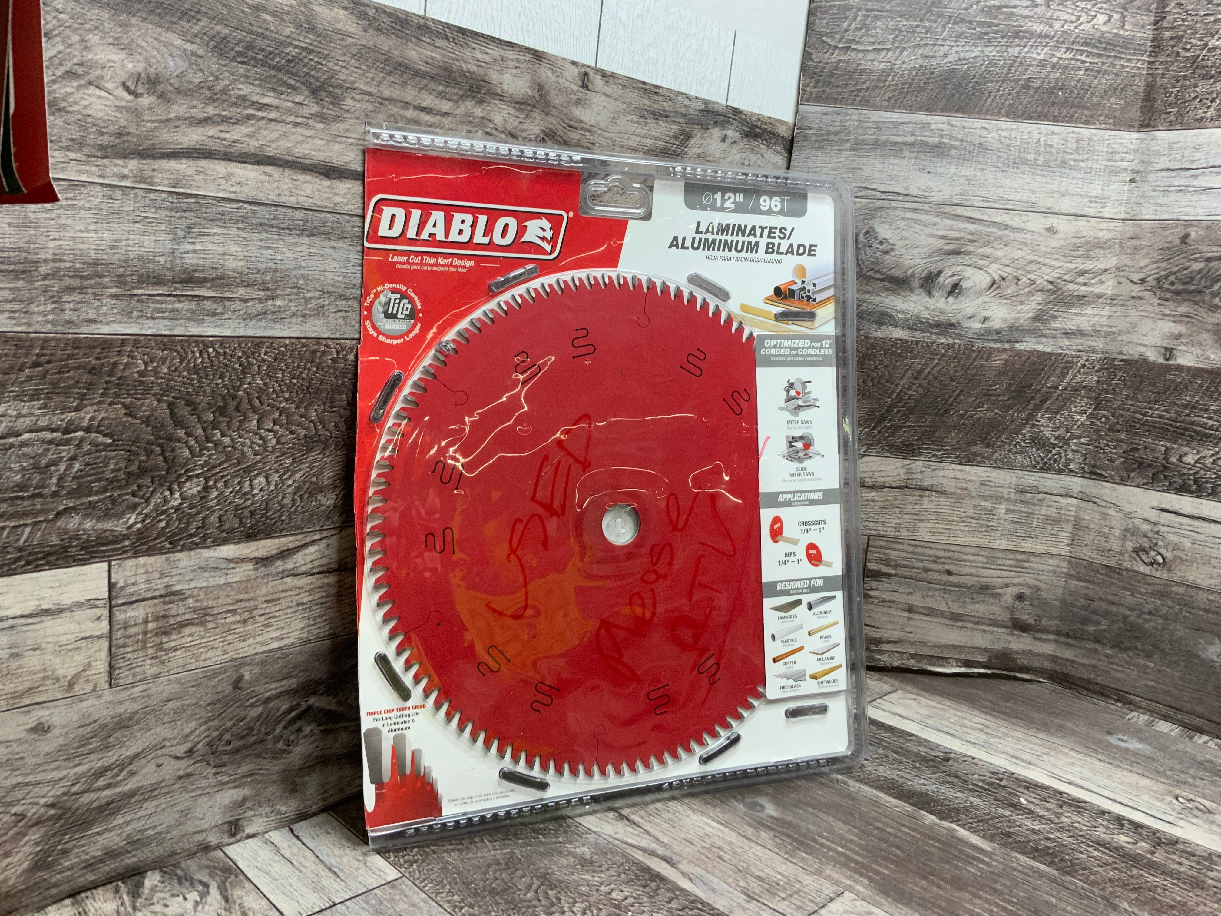 Diablo Melamine, Laminate Flooring, and Wood Saw Blade **USED** (8131062628590)